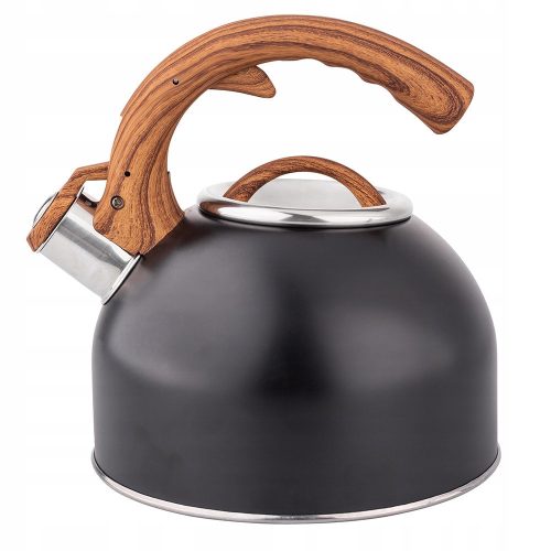 Kettles and teapots Traditional steel kettle Valdinox 2.7 l, black, brown and beige tones