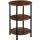  TecTake Colchester table, round, 40 x 40 x 61 cm, brown tones