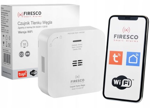 Carbon monoxide detector FCO-850 WF with SMART WIFI TUYA function