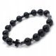  ROSARY bracelet on hand Onyx Black