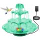  3-tier water fountain, LED light, bird fountain, water fountain