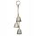  SILVER hanging METAL BELLS for door decorations