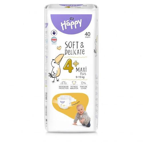  Pampers Diapers Bella Happy 4+ Maxi Plus 9-15 kg 40 pcs.