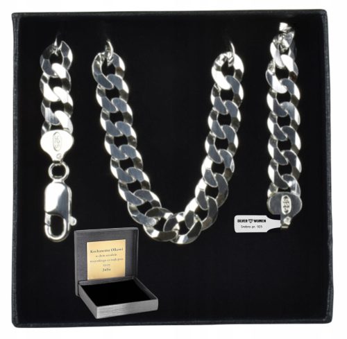  925 SILVER CHAIN ARMOR WIDTH 7.5 MM + ENGRAVING