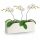 Pots and planters for outdoor and garden Polnix flowerpot 38 cm x 16 x 13 cm diameter 16 cm ceramic white