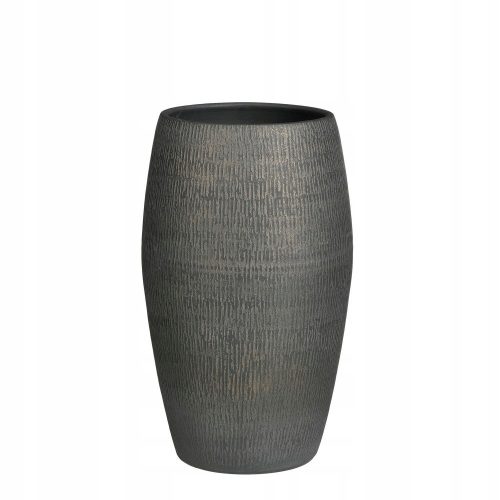  Edelman flowerpot 30 cm x 30 x 50 cm ceramic in the colors gray and silver