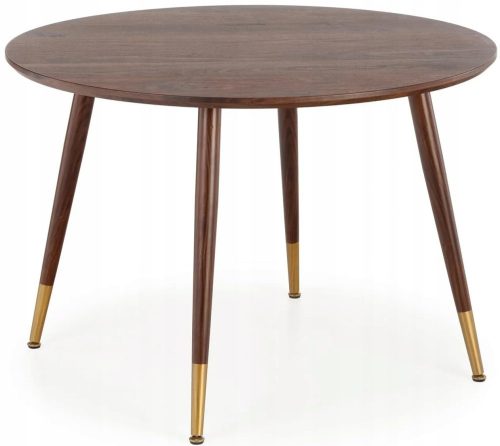  Halmar Domenico round table, height adjustable, 110 x 110 x 76 cm, walnut