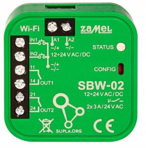 Peripheral modules for a Smart Home Zamel Supla SBW-02 gate control