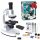  Children's Microscope Toys-Helenki Educational Interactive LED Toy Microscope XL