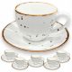 Dinner service Bogucice Cottage White porcelain cup 300 ml 1 pc.