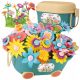  LARGE FLOWER BLOCKS XXXL BUILDING FLOWERS GARDEN 139 ELEMENTS + BOX