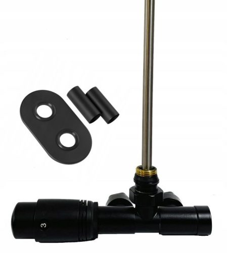 1-HOLE COMBINATION VALVE, BLACK UNICO