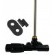 1-HOLE COMBINATION VALVE, BLACK UNICO