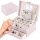 JEWELRY BOX LARGE ORGANIZER CASE ELEGANT BOX