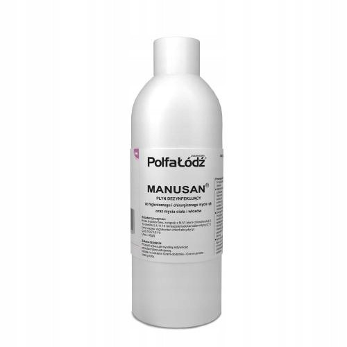  Polfa Łódź liquid disinfectant 0.5l hand and skin disinfection ready solution