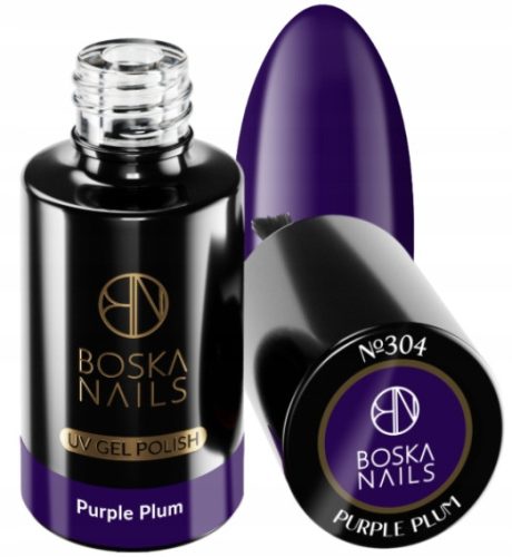  Boska Nails Divine purple plum 304 6 ml hybrid varnish