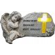 Decorative figures and sculptures for the home ANGEL FIGURINE ANGLE ON THE GRAVE OF AN ENLIGHTENED ANGEL