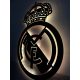 Images sur le mur FC Real Madrid 3D murale en bois écusson de football cadeau