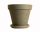  Flowerpot Cermax 26 cm x 26 x 22 cm, diameter 26 cm, natural ceramic, grey and silver tones, terracotta