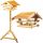  LARGE, SOLID STANDING WOODEN BIRD FEEDER