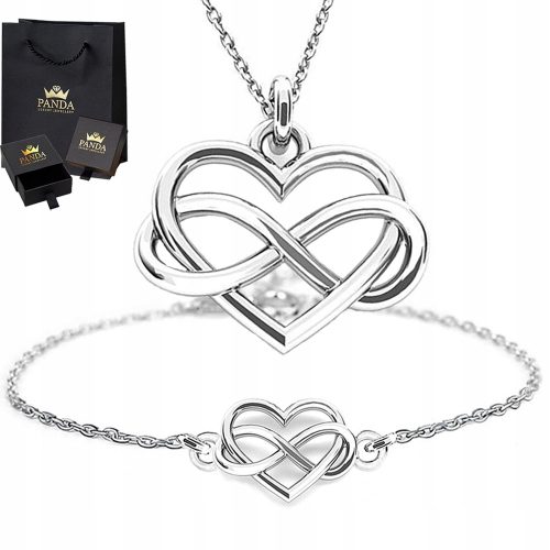  Silver Jewelry Set Heart Wife Mother Daughter