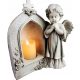 Decorative figures and sculptures for the home LIGHTING ANGEL CHAPEL WITH CANDLE CANDLE 26CM BATTERIES ANGEL INSERT OF THE CANDLE