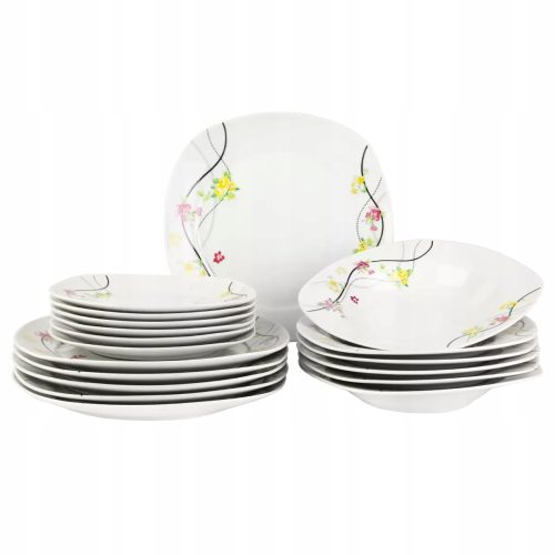 Dinner service Prymus AGD Botanica table service, 18-piece.