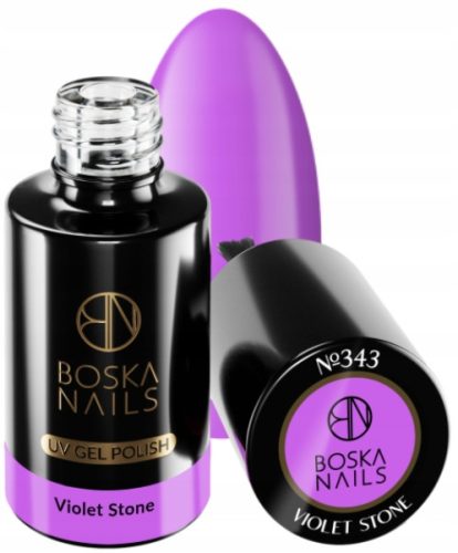  Boska Nails Divine violet stone 343 6 ml hybrid varnish