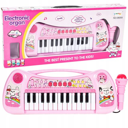  Pianinko Organki Keyboard for children with microphone