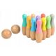  Colorful wooden bowling for children Mr. and Mrs. Gadget Bowling