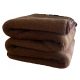 SOFT BLANKET PLUG SLEEVE FOR A WOOL BLANKET 140 cm x 200 cm in brown tones