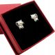  Silver 925 Stud Earrings Cats Cats