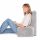 Cushion CHAIR WITH BACKREST FOR BED READING COUCH 45x65x61cm