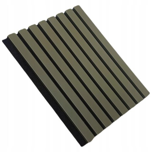 Prestige ACOUSTIC slats on felt, black felt, SMOKE GREEN LAMEL 275x31