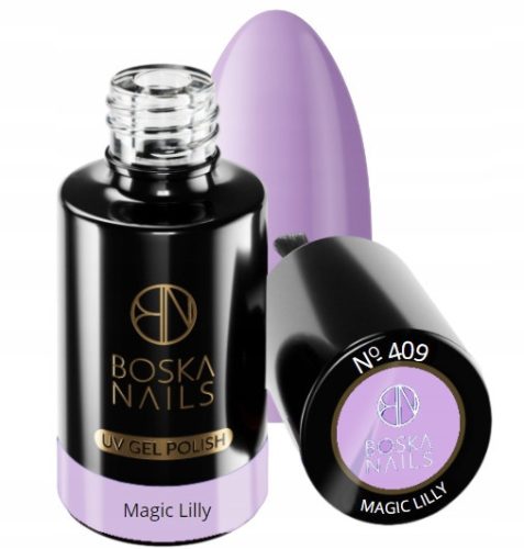  Hybrid nail polish Boska Nails purple no. 409 6ml