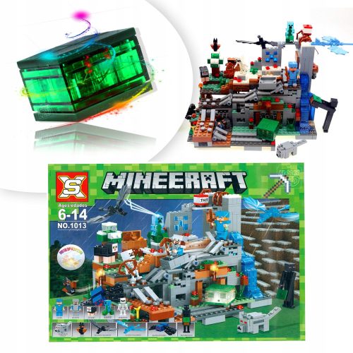  Minecraft Mountain Cave Castle DUNGEON +2 LEGO BLÖCKE