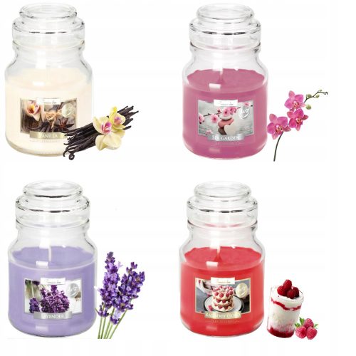 Candles Vanilla Aura scented paraffin candle 1 pc. + 2 more products