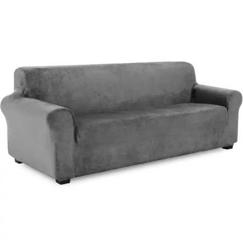 chair cover Aptel gray sofa cover