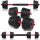  Bituminous adjustable dumbbells AbarQs 2x 20 kg