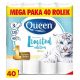  Queen unscented toilet paper 40 pcs.