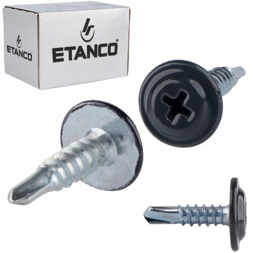 Etanco self-drilling washer screws P2012160PL7016A 16 x 4.2 mm anthracite/graphite