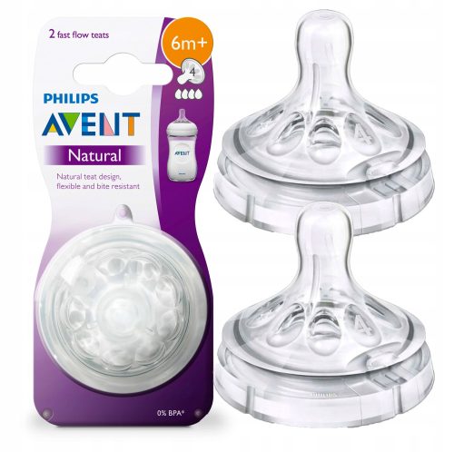  Philips Avent Silicone Pacifier 6 Months+