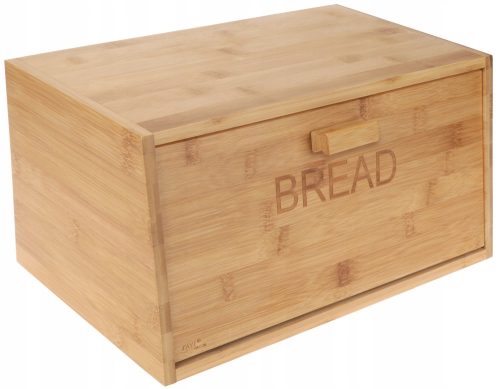 Bread box One-piece bread box by Ravi Decor, bamboo in brown and beige tones