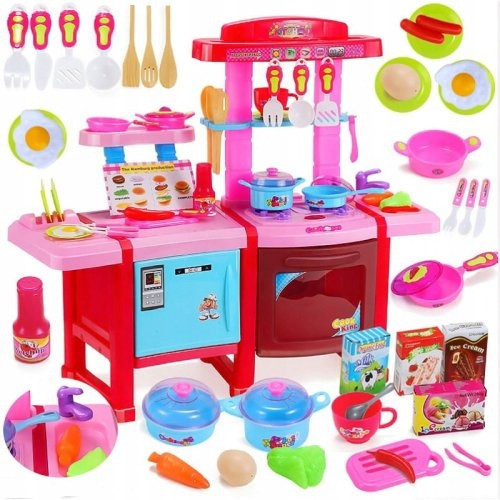  MalPlay double kitchen, pink