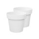  Garronda flowerpot 18 cm x 18 x 16.5 cm diameter 18 cm plastic white