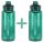  Sports Bottle Water Bottle KiCA BPA free 1L Green