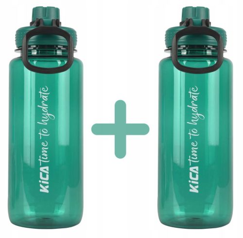  Sports Bottle Water Bottle KiCA BPA free 1L Green