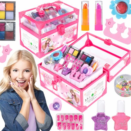  MAKE UP MANICURE SET IN A CASE FOR CHILDREN FOR PAINTING NAIL POLISHES