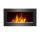 Wall fireplace with heating function electric Ferretti black 2000 W 71 x 40 x 12 cm