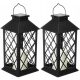 Garden lamps stuck in the ground SuperLED solar lamp, black, 27 cm, 2 pcs.